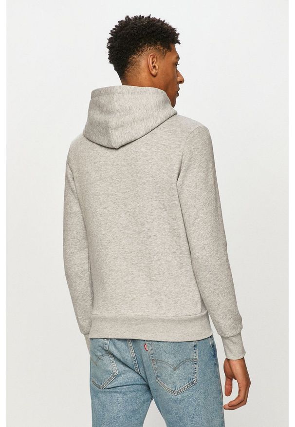Jack & Jones - Bluza bawełniana. Okazja: na co dzień. Kolor: szary. Materiał: bawełna. Wzór: nadruk. Styl: casual