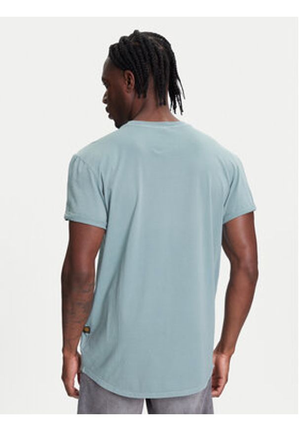 G-Star RAW - G-Star Raw T-Shirt Lash D16396-2653 Niebieski Regular Fit. Kolor: niebieski. Materiał: bawełna