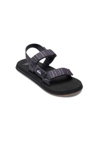 Quiksilver - Sandały dla Mężczyzn MONKEY CAGED Szary. Kolor: szary. Materiał: guma. Wzór: nadruk. Sezon: lato