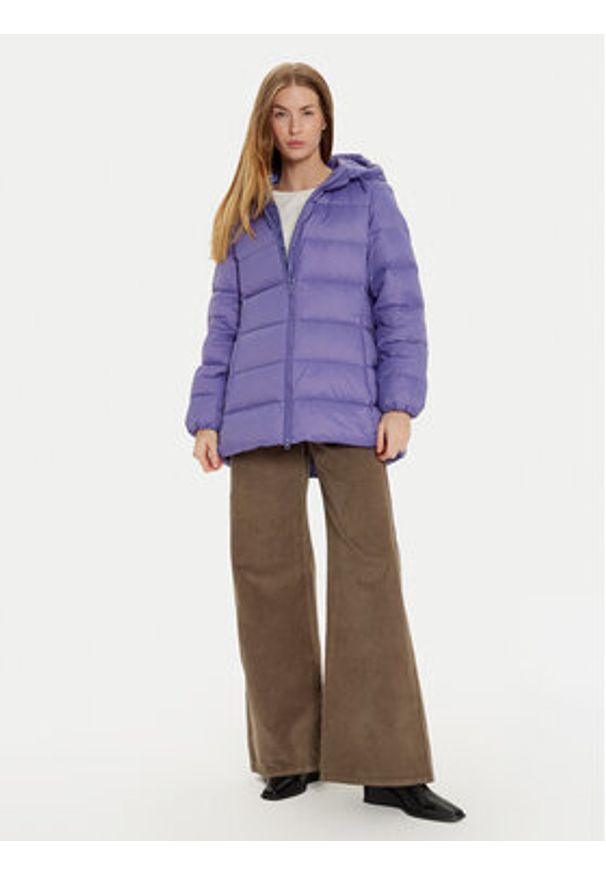 United Colors of Benetton - United Colors Of Benetton Kurtka puchowa 2NIWDN06X Fioletowy Regular Fit. Kolor: fioletowy. Materiał: syntetyk