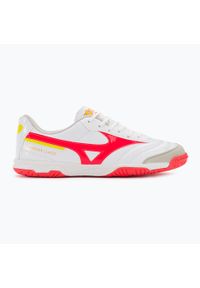Buty piłkarskie męskie Mizuno Morelia Sala Classic IN. Kolor: biały, wielokolorowy, pomarańczowy. Sport: piłka nożna