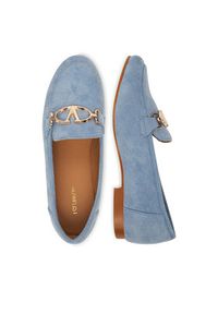 DeeZee Loafersy 200-1 Niebieski. Kolor: niebieski. Materiał: materiał #3
