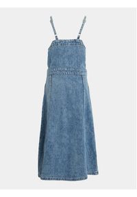 Calvin Klein Jeans Sukienka jeansowa IG0IG02397 D Niebieski Regular Fit. Kolor: niebieski. Materiał: bawełna #5