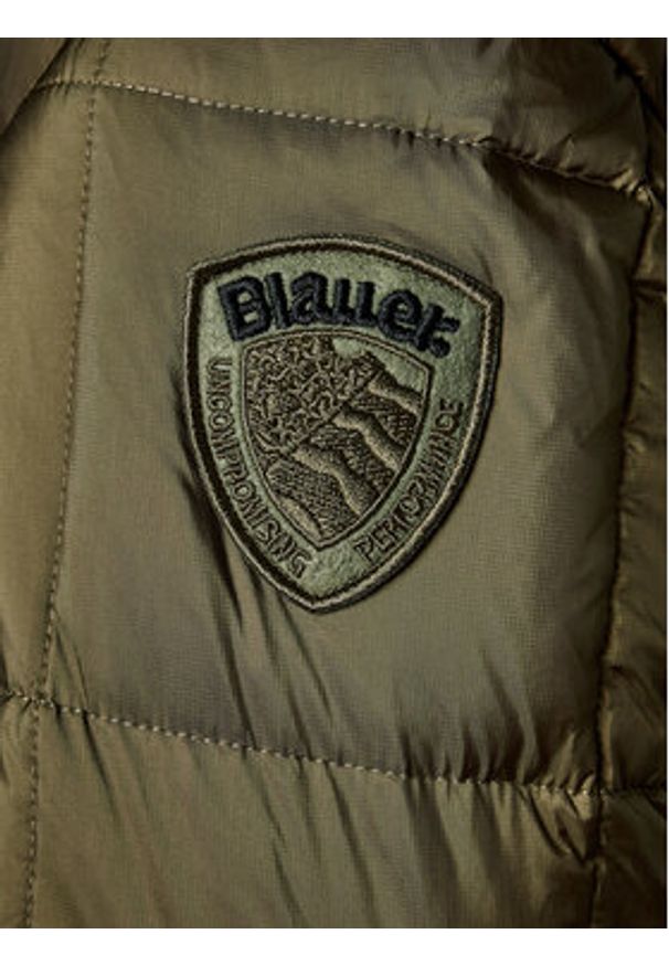 Blauer Kurtka zimowa 23WBLUC03008 Zielony Regular Fit. Kolor: zielony. Materiał: syntetyk. Sezon: zima