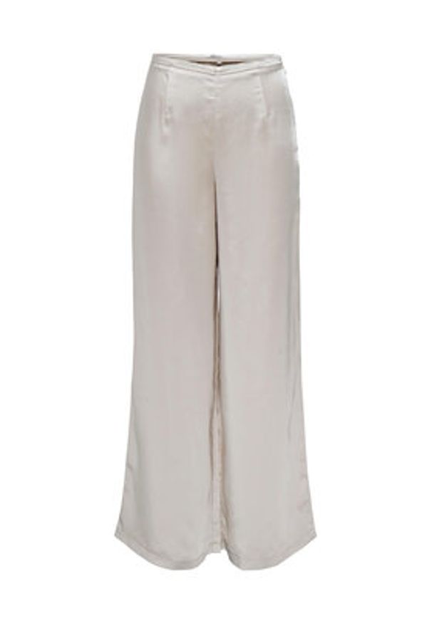 only - ONLY Spodnie materiałowe 15291586 Szary Wide Leg. Kolor: szary. Materiał: syntetyk