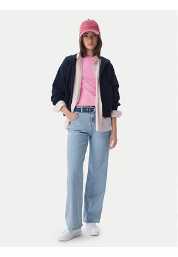 Tommy Jeans Jeansy Mia DW0DW23112 Niebieski jasny Straight Fit. Kolor: niebieski