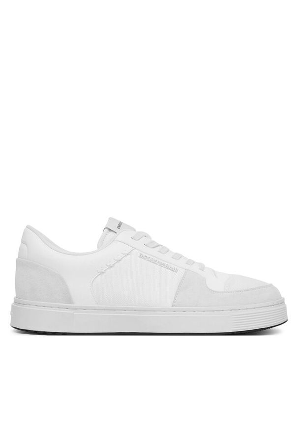 Sneakersy Emporio Armani. Kolor: biały