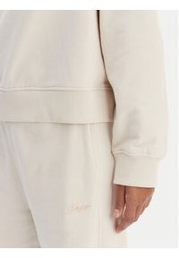 BOSS Bluza C_Ever 50554711 Beżowy Oversize. Kolor: beżowy. Materiał: bawełna #4