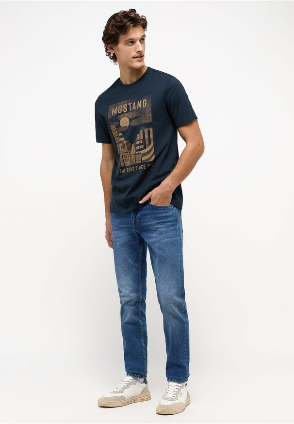 Mustang - MUSTANG OREGON SLIM MĘSKIE SPODNIE JEANSOWE DENIM BLUE 1014595 5000 684
