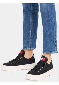 Tommy Jeans Sneakersy Tjm Vulcanized Platform EM0EM01197 Czarny. Kolor: czarny. Materiał: materiał. Obcas: na platformie #11