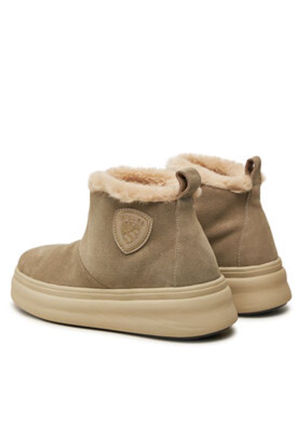 Blauer Śniegowce F4EMERY02 Szary. Kolor: szary. Materiał: zamsz, skóra