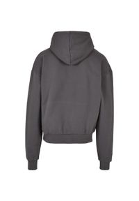 BUILD YOUR BRAND - Bawełniana Bluza Z Kapturem Dla Dorosłych Unisex Ultra Heavyweight Boxy Hoodie. Typ kołnierza: kaptur. Kolor: szary. Materiał: bawełna