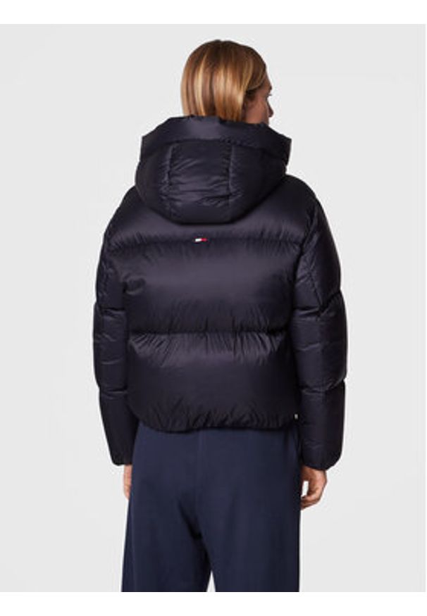 TOMMY HILFIGER - Tommy Hilfiger Kurtka puchowa Monogram WW0WW37479 Granatowy Regular Fit. Kolor: niebieski. Materiał: syntetyk