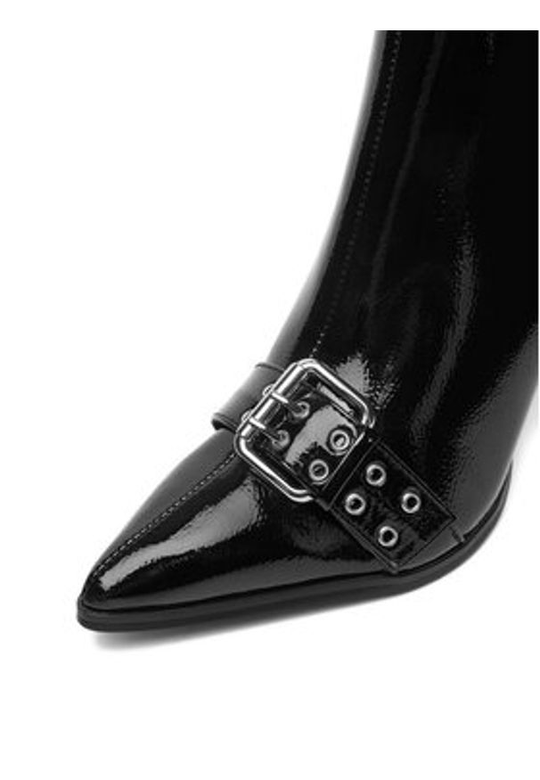 DeeZee Botki 1500-1 Czarny. Kolor: czarny. Materiał: syntetyk, materiał