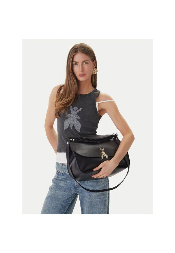 Torebka Patrizia Pepe. Kolor: czarny