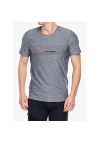 Koszulka szybkoschnąca męska CMP Toto T-Shirt Melange Stretch Jersey. Kolor: szary. Materiał: jersey. Sport: turystyka piesza #1