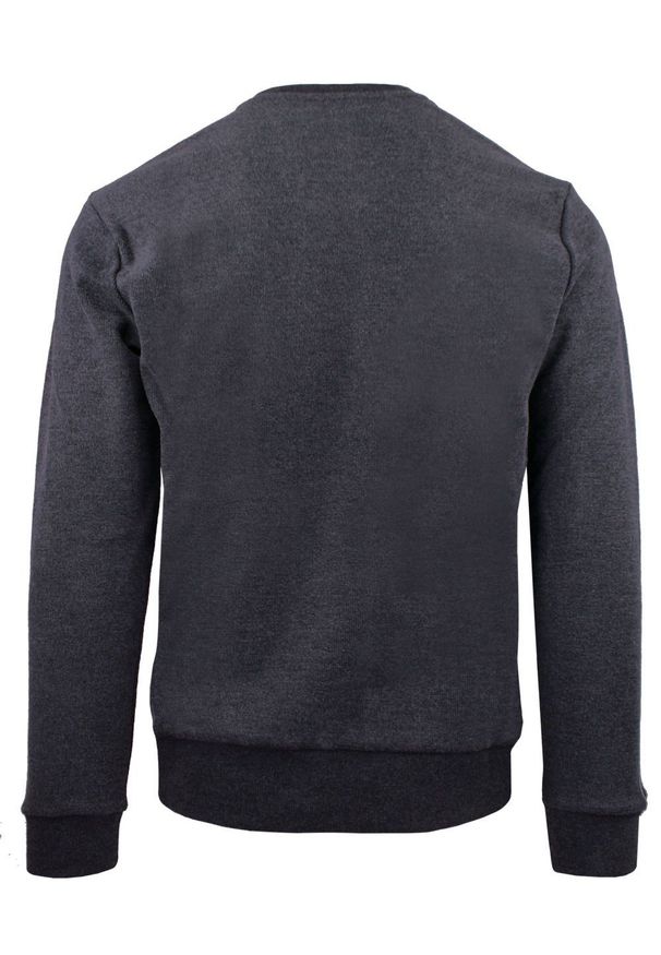 Wygodna Bawełniana Bluza - Pako Jeans - Grafitowa. Kolor: szary. Materiał: poliester, bawełna
