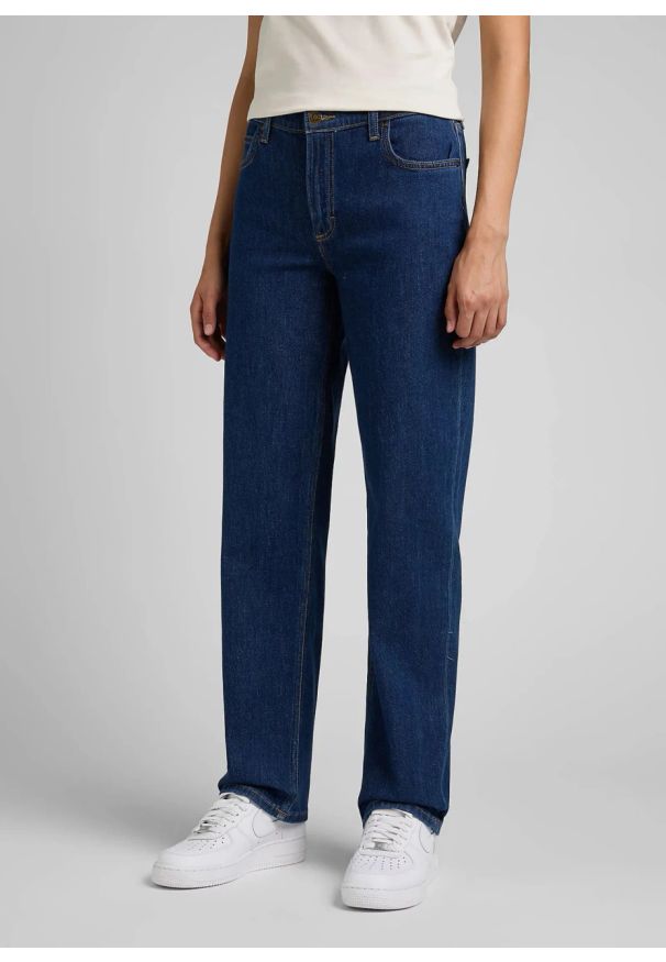 Lee - LEE DAMSKIE SPODNIE JEANSOWE LEE JANE DARK HYDRO 112327083
