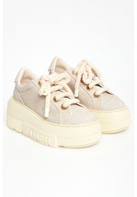 Casadei - Sneakersy damskie skórzane CASADEI. Materiał: skóra