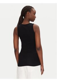 BOSS Top C_Ematite 50547548 Czarny Slim Fit. Kolor: czarny. Materiał: bawełna #5