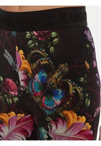 Versace Jeans Couture Legginsy 79HAC107 JS487 Kolorowy Flare Fit. Materiał: syntetyk. Wzór: kolorowy #3