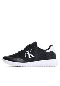 Calvin Klein Jeans Sneakersy Sporty Runner Eva Slipon Mesh YM0YM00627 Czarny. Kolor: czarny. Materiał: materiał #6