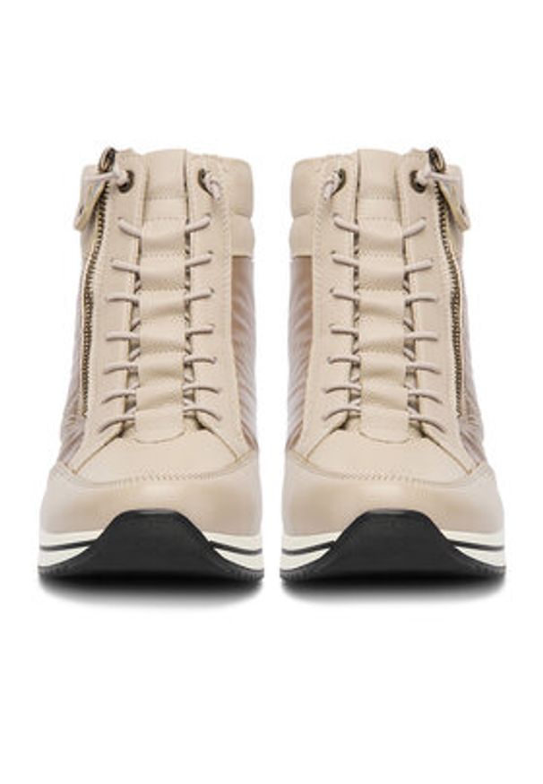 Remonte Trzewiki CEO-D0T72-60 Beżowy. Kolor: beżowy. Materiał: skóra