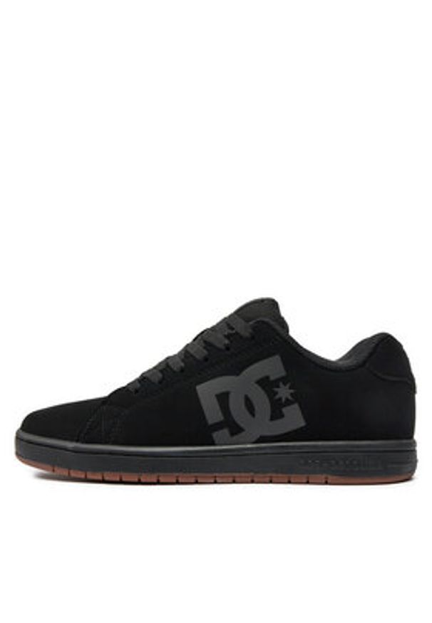 DC Shoes Sneakersy Gaveler ADYS100536 Czarny. Kolor: czarny. Materiał: skóra