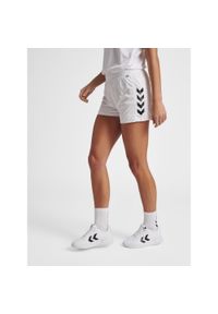 Spodenki sportowe damskie Hummel Core XK Poly Shorts Woman. Kolor: biały