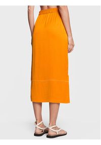 AMERICAN VINTAGE - American Vintage Spódnica midi Widland WID13CE23 Pomarańczowy Regular Fit. Kolor: pomarańczowy. Materiał: syntetyk. Styl: vintage #3