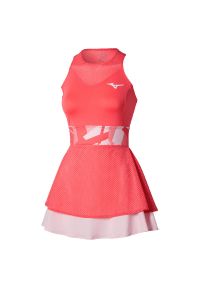 Sukienka damska Mizuno. Kolor: różowy. Typ sukienki: sportowe. Styl: sportowy #1
