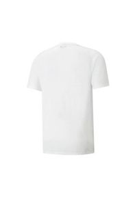 Puma męski t -shirt biały 2xl - komfort i styl. Kolor: biały, wielokolorowy