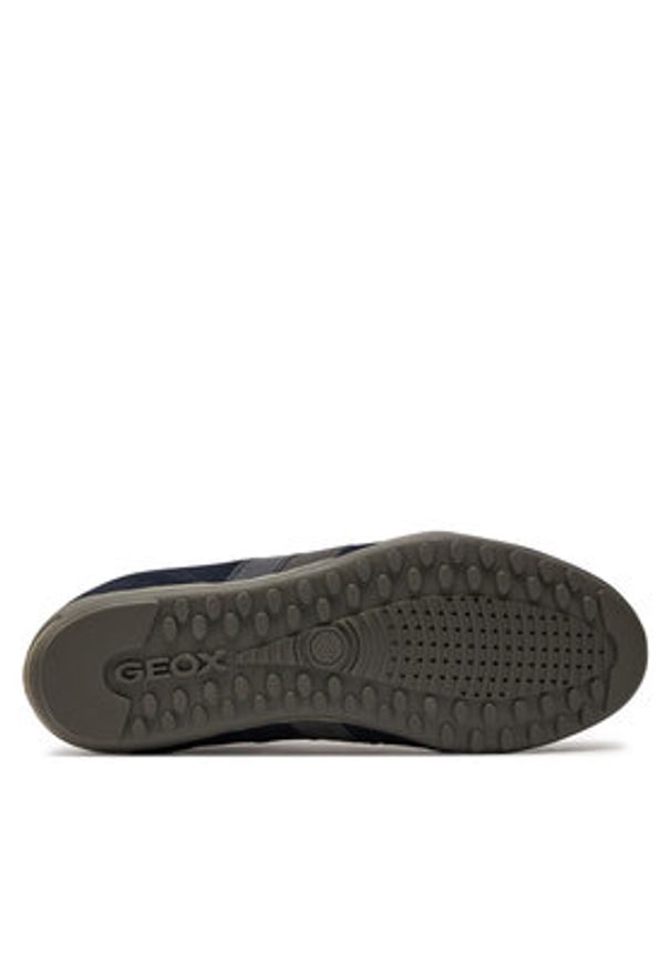 Geox Sneakersy U Wells C U52T5C 022ME CF47J Granatowy. Kolor: niebieski. Materiał: materiał