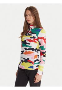 Rossignol Bluza techniczna RLOWL11 Kolorowy Slim Fit. Materiał: syntetyk. Wzór: kolorowy
