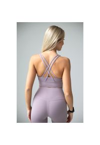2SkIN - Stanik sportowy damski Balance mauve 2skin. Kolor: fioletowy. Sport: fitness