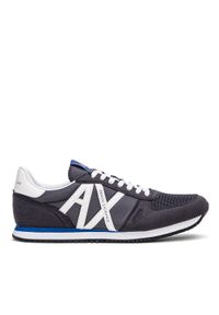 Buty sportowe męskie Armani Exchange Retro Runner XUX017 XCC68 K487. Kolor: niebieski #4