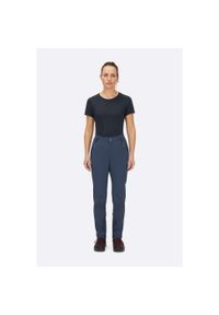 Spodnie softshellowe damskie Rab Ascendor Light Pants Regular. Kolor: szary, niebieski, wielokolorowy. Sport: turystyka piesza