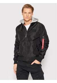 Alpha Industries Kurtka bomber MA-1 196108 Czarny Regular Fit. Kolor: czarny. Materiał: syntetyk