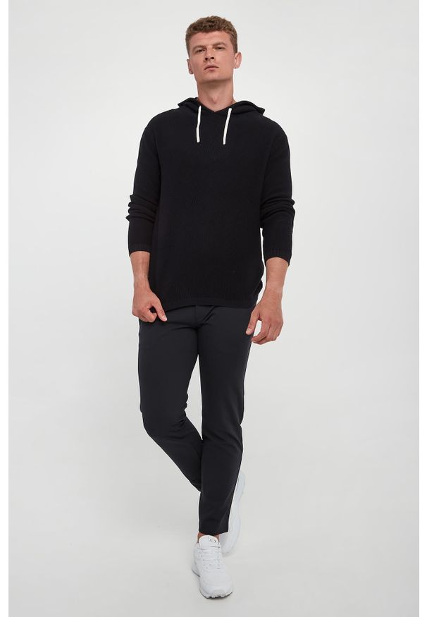 Armani Exchange - Sweter męski z kapturem ARMANI EXCHANGE. Typ kołnierza: kaptur
