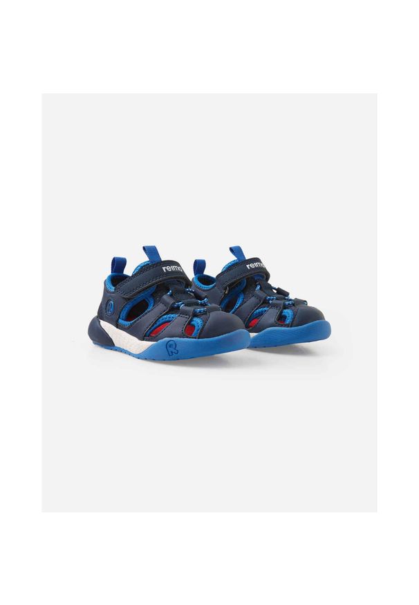 Sandaly dla niemowląt Reima Lomalla. Kolor: niebieski. Sezon: lato. Styl: wakacyjny