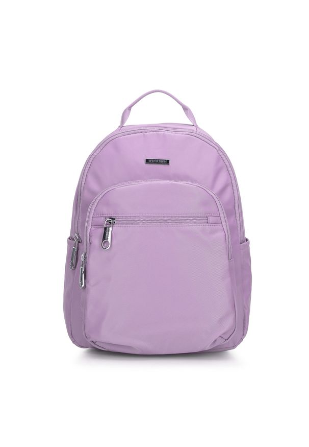 Wittchen - Damski plecak z nylonu mały. Kolor: fioletowy. Materiał: nylon. Styl: elegancki, sportowy