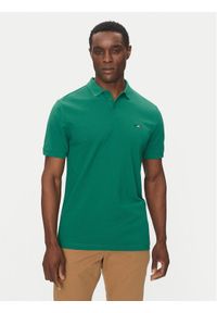 Hechter Paris Polo Pique H-Eco 74004 151902 Zielony Regular Fit. Typ kołnierza: polo. Kolor: zielony. Materiał: bawełna