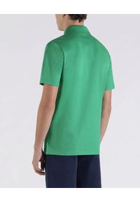 PAUL & SHARK - Zielona koszulka polo z bawełny. Typ kołnierza: polo. Kolor: zielony. Materiał: bawełna. Wzór: aplikacja. Styl: elegancki #3