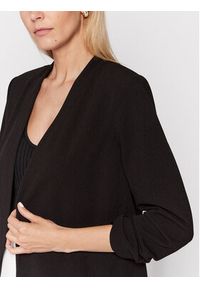 DKNY Marynarka P9RCAAWI Czarny Regular Fit. Kolor: czarny. Materiał: syntetyk