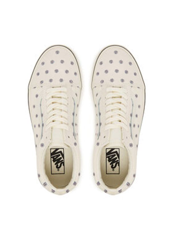 Vans Tenisówki Old Skool VN000E8WCD31 Écru. Kolor: kremowy. Materiał: materiał