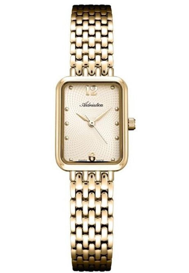 Zegarek damski Adriatica A3849.1171Q złoty. Kolor: złoty