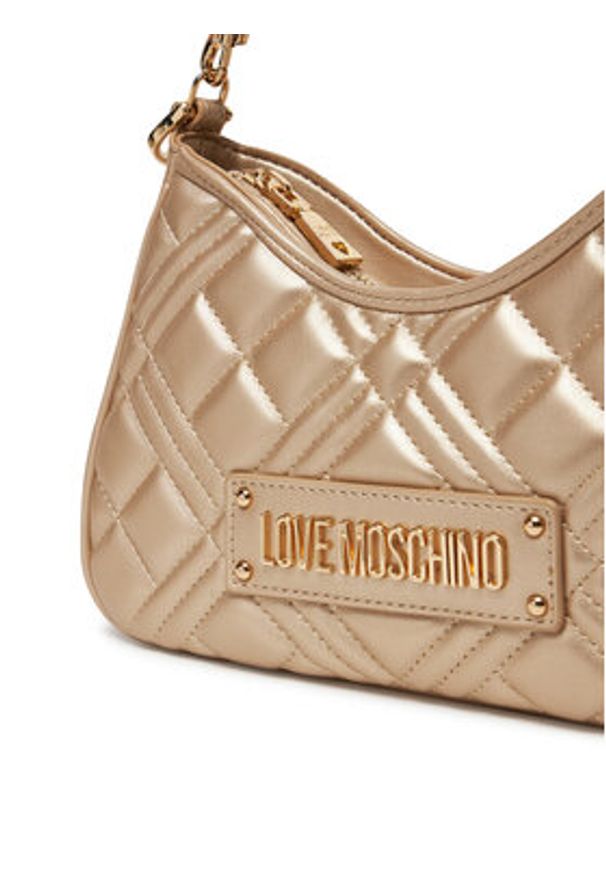 Love Moschino - LOVE MOSCHINO Torebka JC4152PP1MLA196A Złoty. Kolor: złoty. Materiał: skórzane