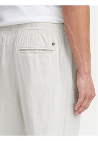 !SOLID - Solid Spodnie materiałowe 21107170 Biały Regular Fit. Kolor: biały. Materiał: len, wiskoza #7