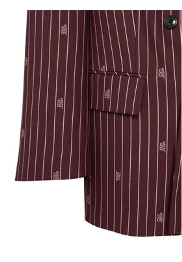 Hugo - HUGO Marynarka Antegi 50554428 Bordowy Relaxed Fit. Kolor: czerwony. Materiał: syntetyk