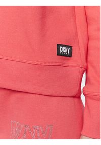 DKNY Sport Bluza DP2T9071 Różowy Regular Fit. Kolor: różowy. Materiał: bawełna, syntetyk. Styl: sportowy